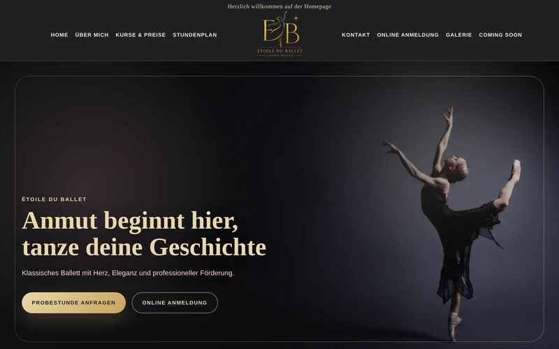 Étoile du Ballet ana sayfası